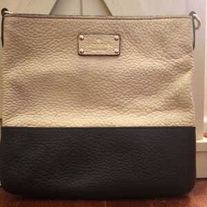 Kate Spade Black Beige Bay Street Cora Crossbody